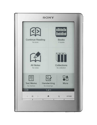 Sony PRS-600 sur livresetpixels.com